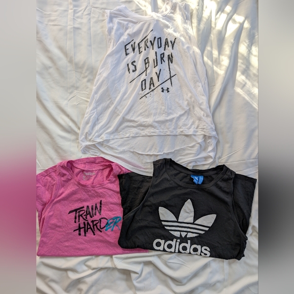 adidas Tops - Lot Of 3 Athletic Tank Tops